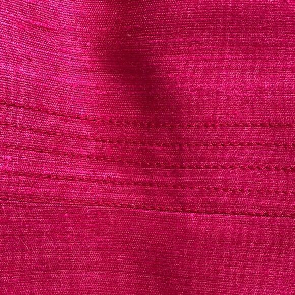 Jones New York Women’s Fuchsia Pink Silk Crop Blazer Size 14 - Picture 9 of 10